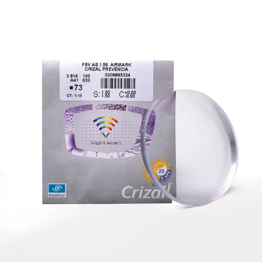 Tròng kính Essilor Erizal Chiết suất 1.56