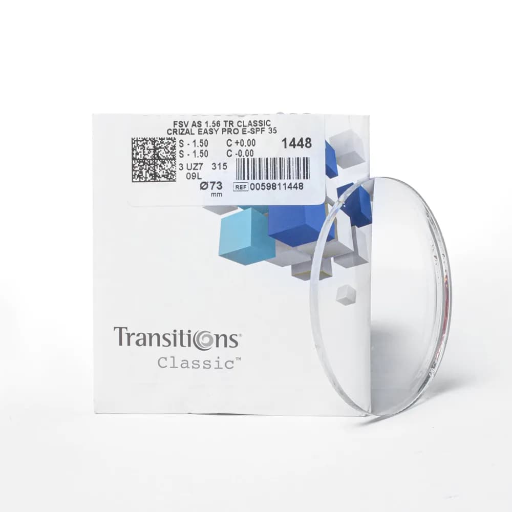 Tròng Kính Transitions Classic Chiết Suất 1.56